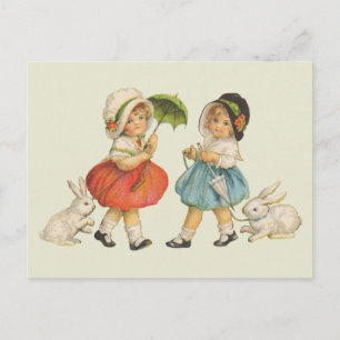 Antiquitätenrabatt Osterkunst Postkarte