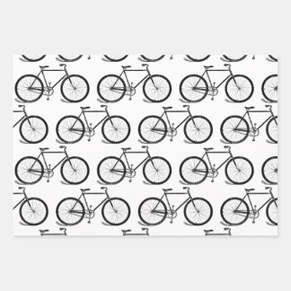 Antiquitätenrad Bike Kunst, Dichtung und Musik Geschenkpapier Set