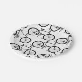 Antiquitätenrad Bike Kunst, Dichtung und Musik Pappteller (Schrägansicht)