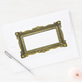 Antiquitätenrahmen Rechteckiger Aufkleber (Umschlag)
