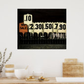 Antiquitätenregister Poster (Küche)