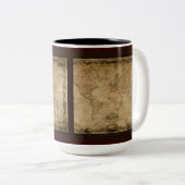 Antiquitätenreihe World Map Tassen (VorderseiteRechts)