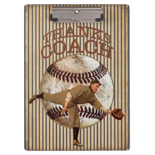 Antiquitätenschau Baseball Coach Geschenk Ideen Zw Klemmbrett