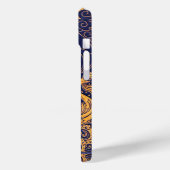 Antiquitätenschiff, Delphine, Gold, nautisch, Mari Case-Mate iPhone Hülle (Rückseite / Links)