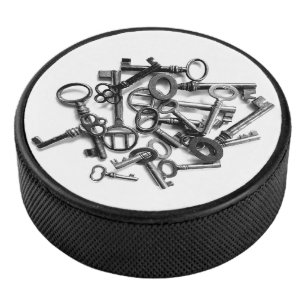 Antiquitätenschlüssel Eishockey Puck
