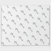 Antiquitätenschlüssel Geschenkpapier (Flach)