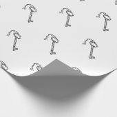 Antiquitätenschlüssel Geschenkpapier (Ecke)