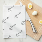 Antiquitätenschlüssel Geschirrtuch (Viertel Falte)