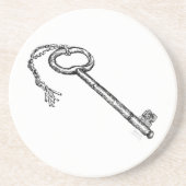Antiquitätenschlüssel Getränkeuntersetzer (Vorne)