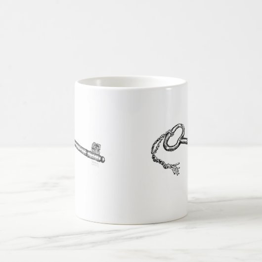 Antiquitätenschlüssel Kaffeetasse (Mittel)