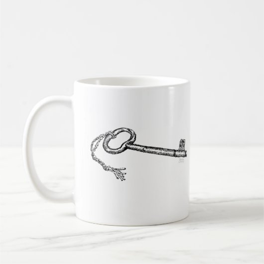 Antiquitätenschlüssel Kaffeetasse (Links)