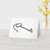 Antiquitätenschlüssel Karte (Gelbe Blume)