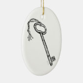 Antiquitätenschlüssel Keramik Ornament (Rechts)