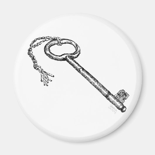 Antiquitätenschlüssel Magnet (Vorne)