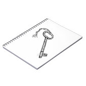 Antiquitätenschlüssel Notizblock (Linke Seite)