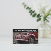 Antiquitätenschrott Metall Biz Visitenkarte (Stehend Vorderseite)