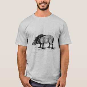 Antiquitätenschwein mit Stoßzähnen T-Shirt