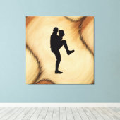 Antiquitätenspieler-Pitcher Leinwanddruck (Insitu (Holzboden))