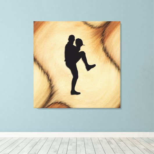 Antiquitätenspieler-Pitcher Leinwanddruck (Insitu (Holzboden))