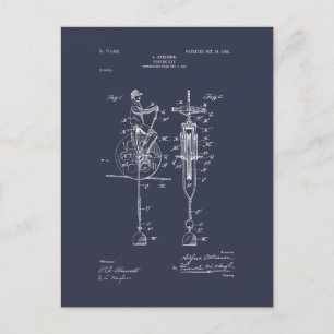Antiquitätenspielzeug 1904 Zeichnend Patent Postkarte