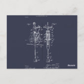 Antiquitätenspielzeug 1904 Zeichnend Patent Postkarte (Rückseite)