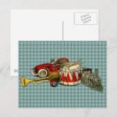 Antiquitätenspielzeug Postkarte (Vorne/Hinten)