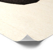 Antiquitätensprache Asiatisch Japanisches Gedicht Poster (Ecke)