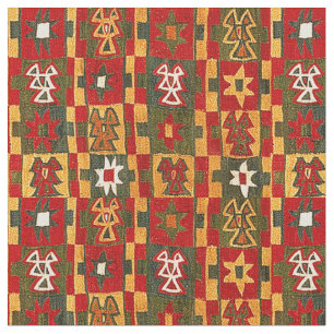 Antiquitätensprache Inca Tribal Star Print Stoff