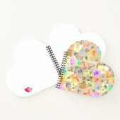 Antiquitätenstudien Herz geformt Sketch Notizblock (Innenseite)