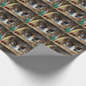 Antiquitätenszene Geschenkpapier (Ecke)