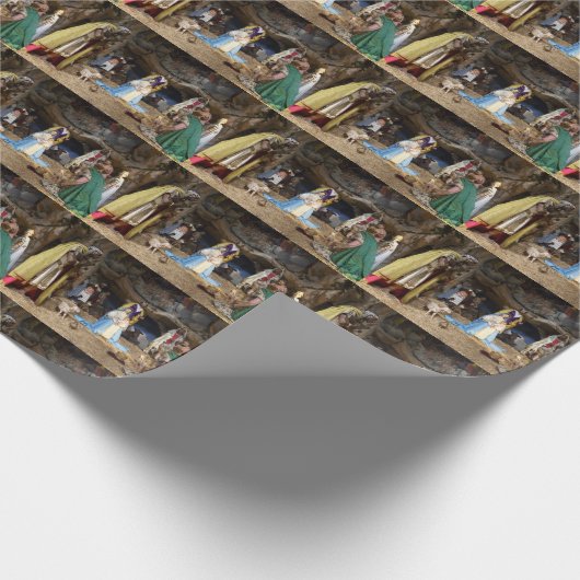 Antiquitätenszene Geschenkpapier (Ecke)