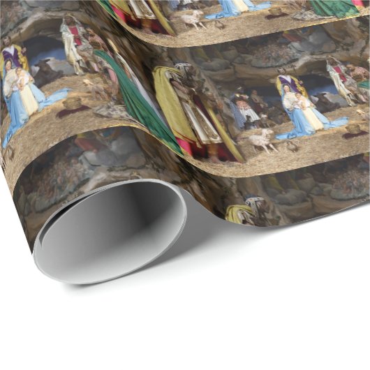 Antiquitätenszene Geschenkpapier (Rolleneckpunkt)