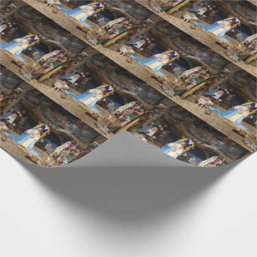 Antiquitätenszene Geschenkpapier (Ecke)