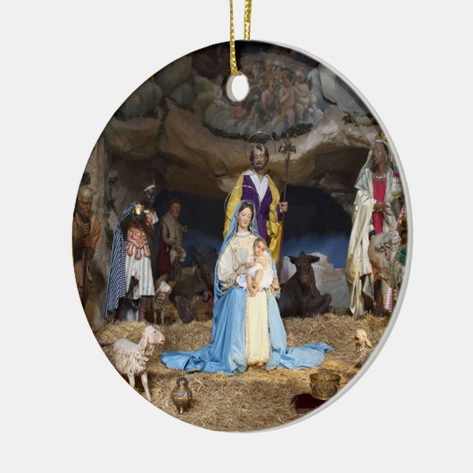 Antiquitätenszene Keramik Ornament (Links)