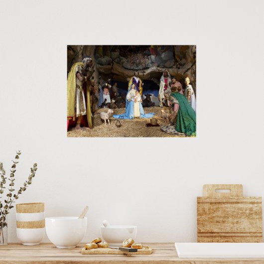 Antiquitätenszene Poster (Küche)