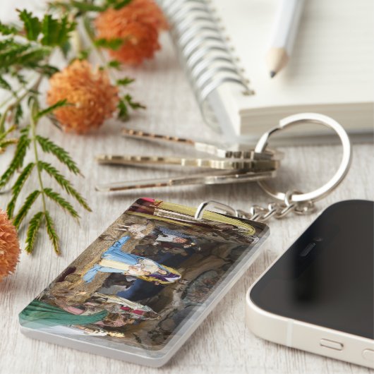 Antiquitätenszene Schlüsselanhänger (Vorderseite rechts)