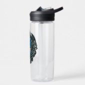 Antiquitätentauchhelm Emblem mit Hai Trinkflasche (Links)