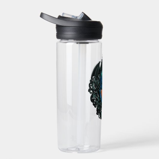 Antiquitätentauchhelm Emblem mit Hai Trinkflasche (Rechts)