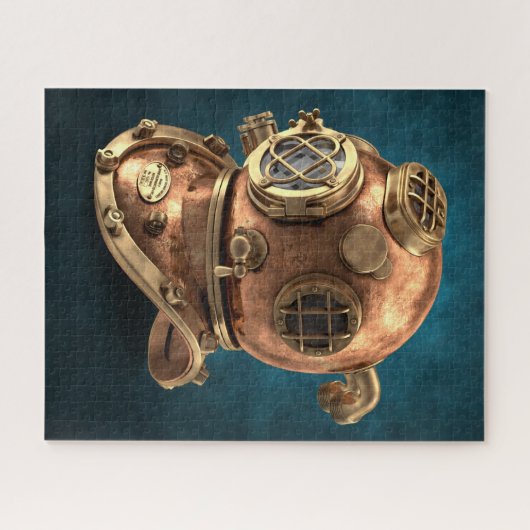Antiquitätentauchhelm Puzzle (Horizontal)