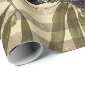 Antiquitätentauchhelm und Algen Geschenkpapier (Rolleneckpunkt)