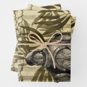 Antiquitätentauchhelm und Algen Geschenkpapier Set (Beispiel)