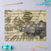 Antiquitätentauchhelm und Algendekoupage Seidenpapier (Basteln)