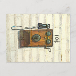 Antiquitätentelefon Postkarte