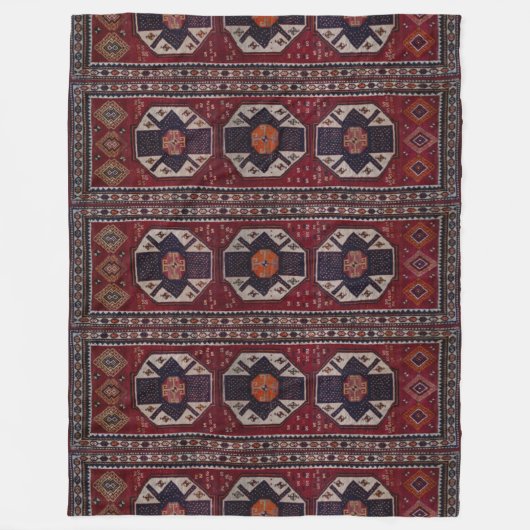 Antiquitätenteppich Fleecedecke (Vorderseite)