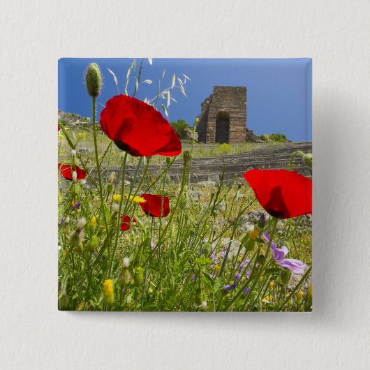Antiquitätentheater in der Akropolis von Pergamon Button (Vorderseite)