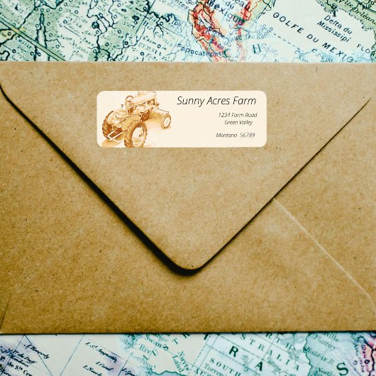 Antiquitätentraktor - Aquarell