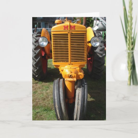 Antiquitätentraktor Karte (Vorderseite)