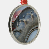 Antiquitätentraktor Ornament Aus Metall (Rechts)