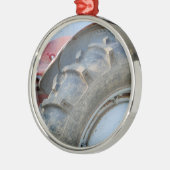 Antiquitätentraktor Ornament Aus Metall (Links)