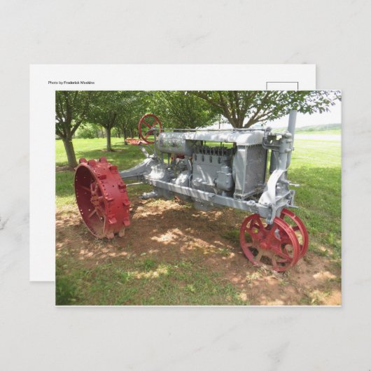 Antiquitätentraktor Postkarte (Vorne/Hinten)
